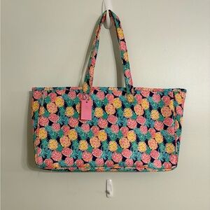 Simply Southern  nylon tote Pineapple  bag feature New with tags